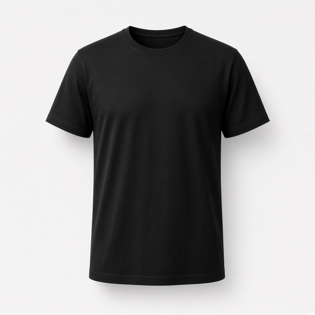 Essential Black T-Shirt - Black