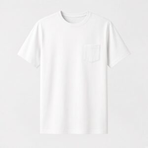 Pocket Crew-Neck T-Shirt - White