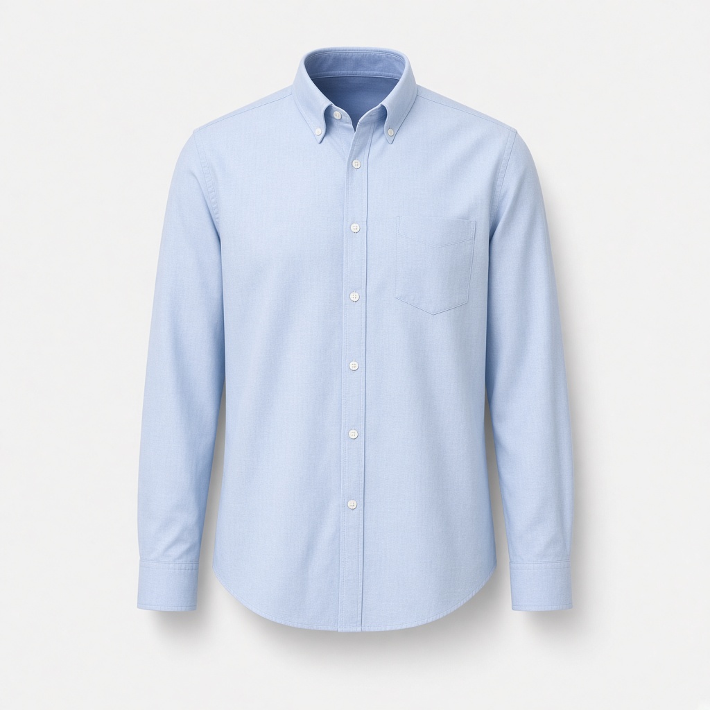 Oxford Button-Down Shirt - Light Blue