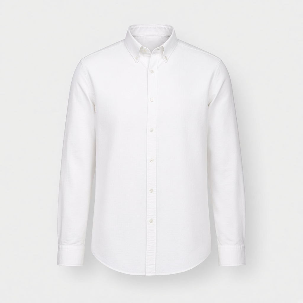 Oxford Button-Down Shirt - White