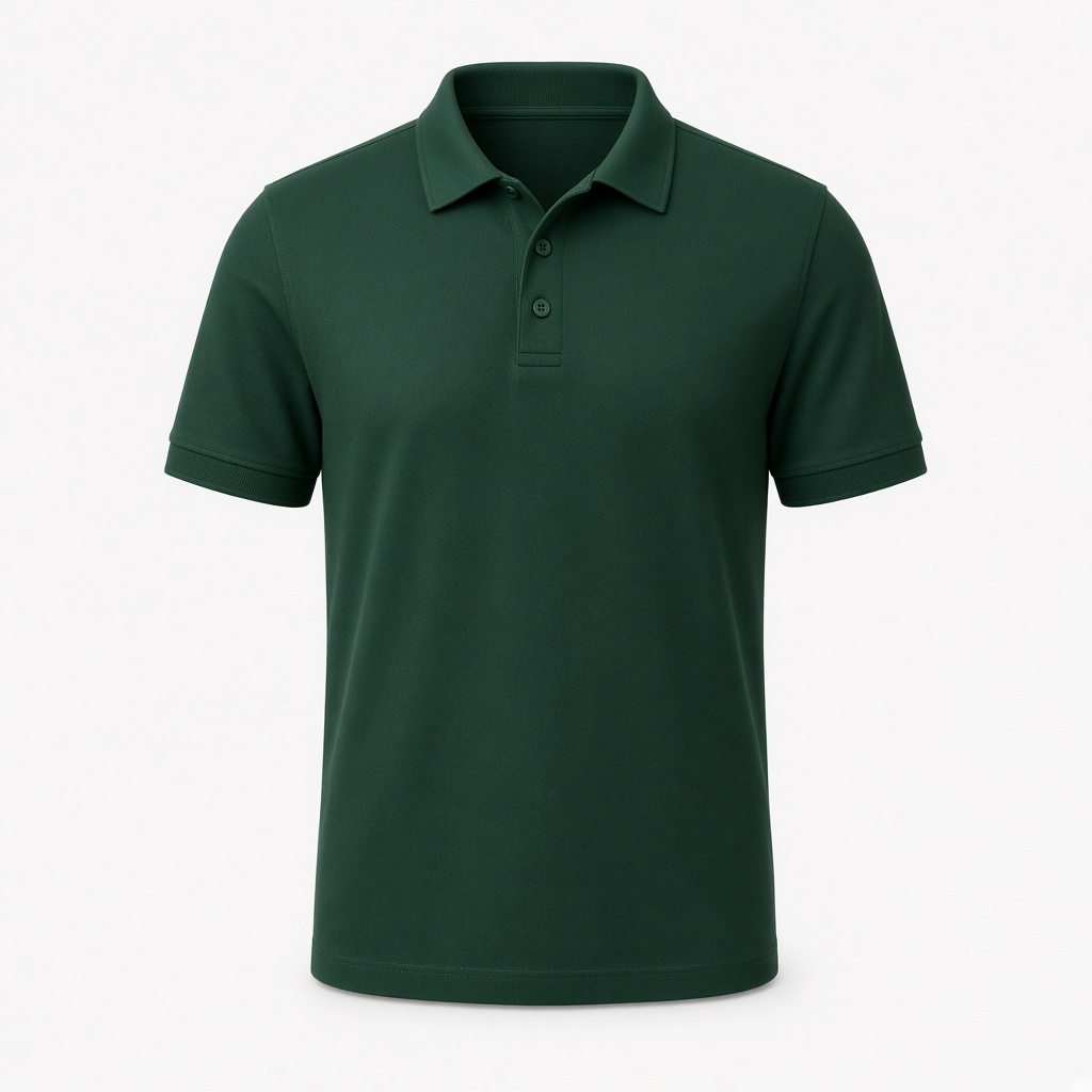 Classic Piqué Polo Shirt - Forest Green