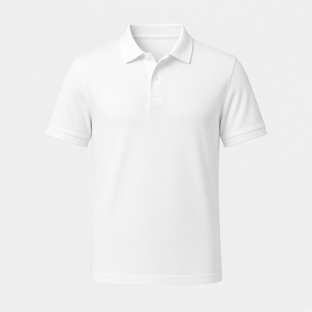 Classic Piqué Polo Shirt - White