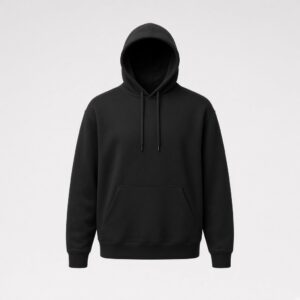 Fleece Pullover Hoodie - Black