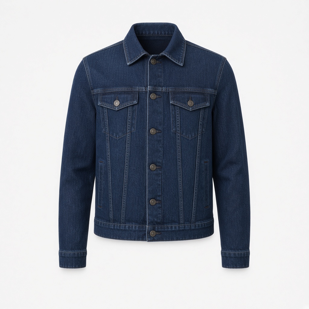 Denim Trucker Jacket - Dark Wash