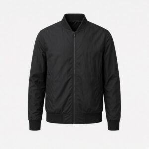 Lightweight Bomber Jacket - Black