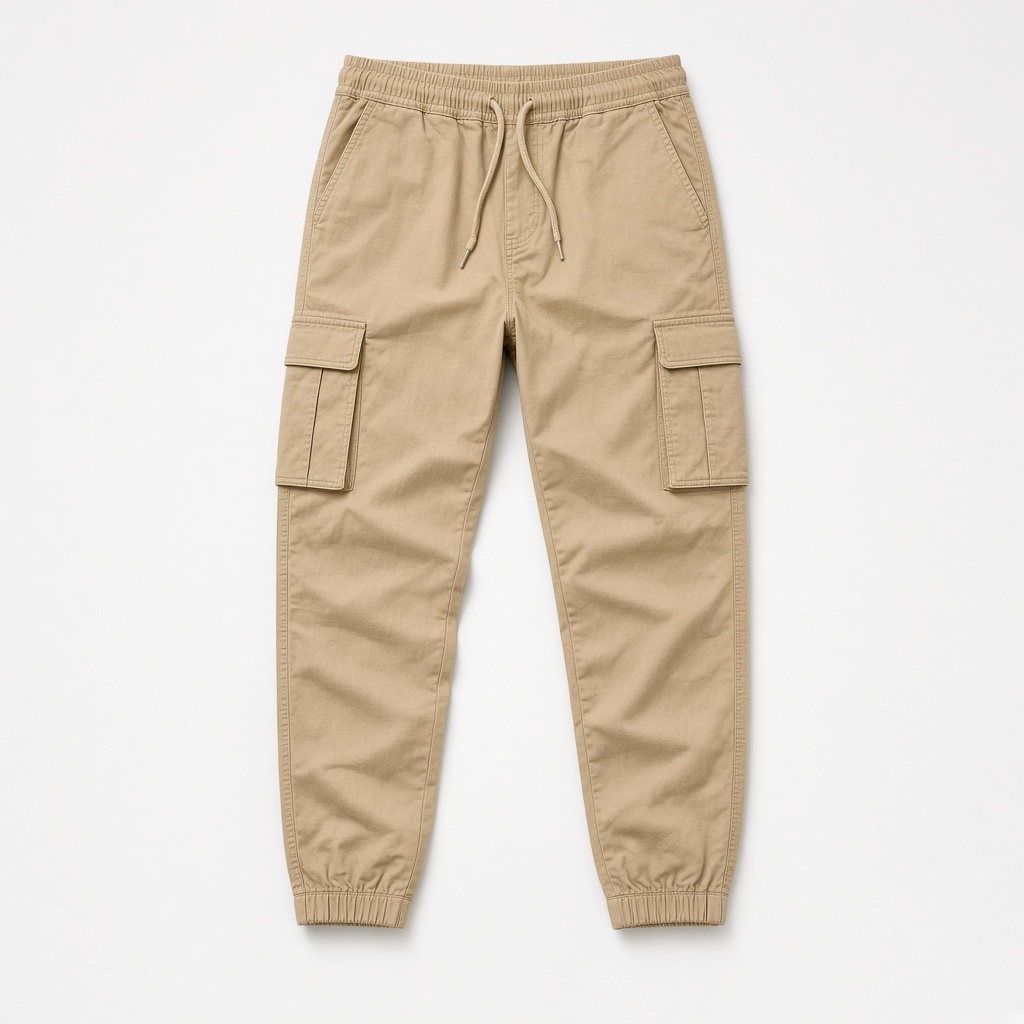 Cargo Jogger Pants - Khaki